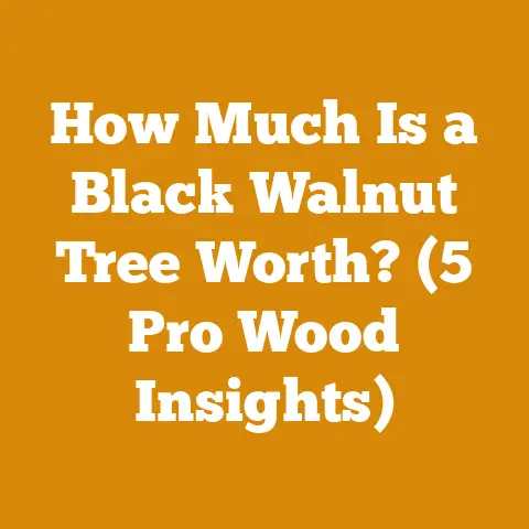How Much Is a Black Walnut Tree Worth? (5 Pro Wood Insights)