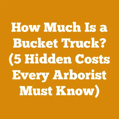 How Much Is a Bucket Truck? (5 Hidden Costs Every Arborist Must Know)