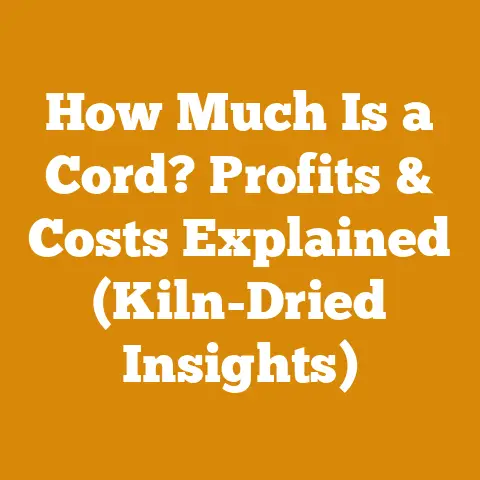 How Much Is a Cord? Profits & Costs Explained (Kiln-Dried Insights)