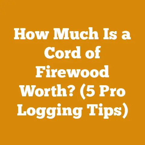 How Much Is a Cord of Firewood Worth? (5 Pro Logging Tips)