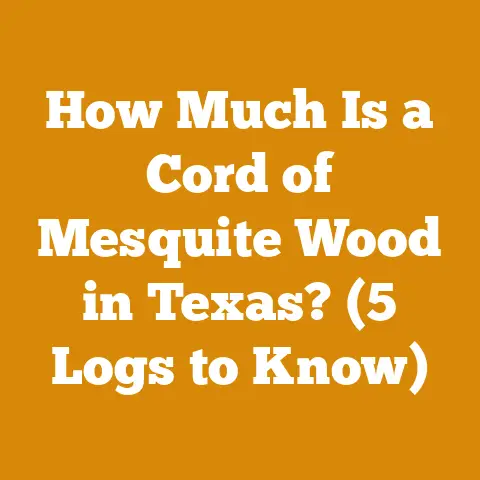 How Much Is a Cord of Mesquite Wood in Texas? (5 Logs to Know)