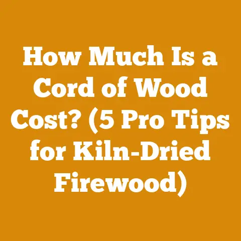 How Much Is a Cord of Wood Cost? (5 Pro Tips for Kiln-Dried Firewood)