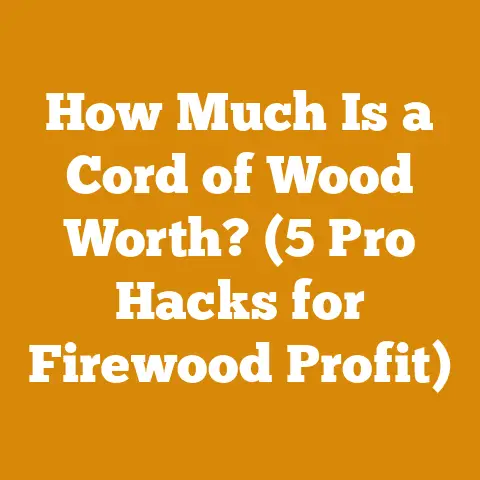 How Much Is a Cord of Wood Worth? (5 Pro Hacks for Firewood Profit)