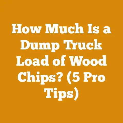 How Much Is a Dump Truck Load of Wood Chips? (5 Pro Tips)