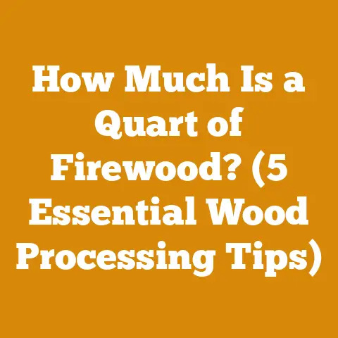 How Much Is a Quart of Firewood? (5 Essential Wood Processing Tips)
