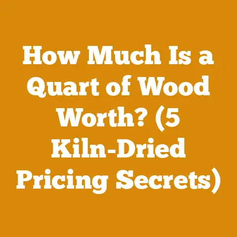 How Much Is a Quart of Wood Worth? (5 Kiln-Dried Pricing Secrets)