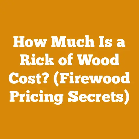 How Much Is a Rick of Wood Cost? (Firewood Pricing Secrets)