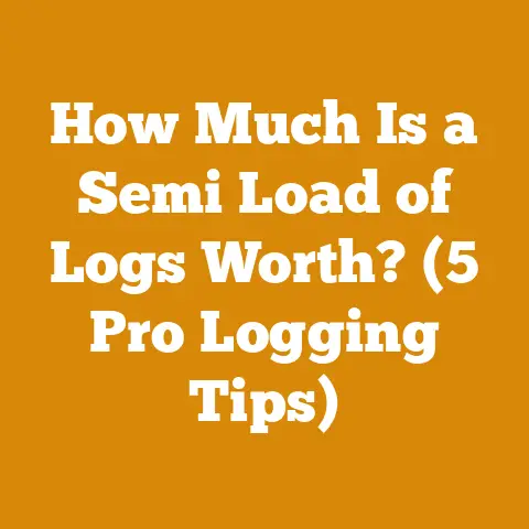 How Much Is a Semi Load of Logs Worth? (5 Pro Logging Tips)