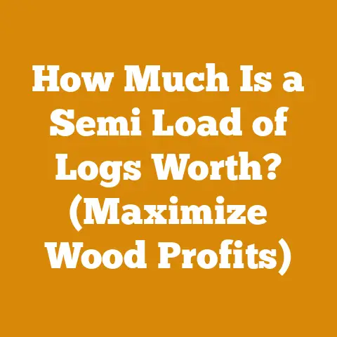 How Much Is a Semi Load of Logs Worth? (Maximize Wood Profits)