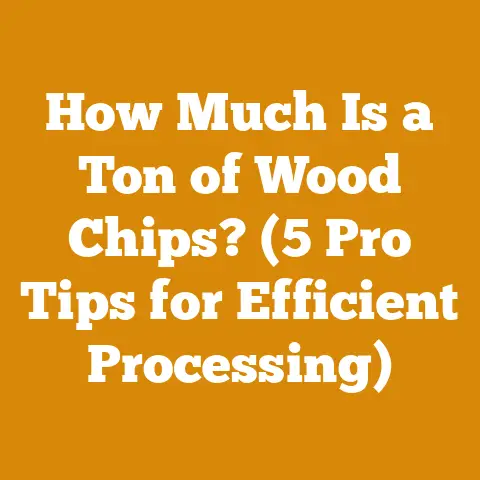 How Much Is a Ton of Wood Chips? (5 Pro Tips for Efficient Processing)