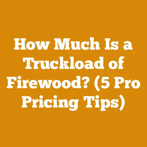 How Much Is a Truckload of Firewood? (5 Pro Pricing Tips)