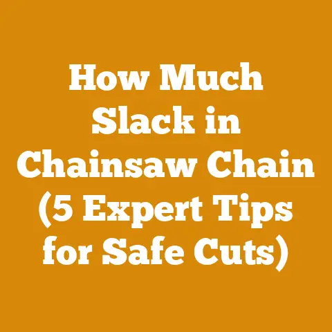 How Much Slack in Chainsaw Chain (5 Expert Tips for Safe Cuts)