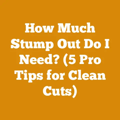 How Much Stump Out Do I Need? (5 Pro Tips for Clean Cuts)