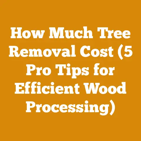 How Much Tree Removal Cost (5 Pro Tips for Efficient Wood Processing)