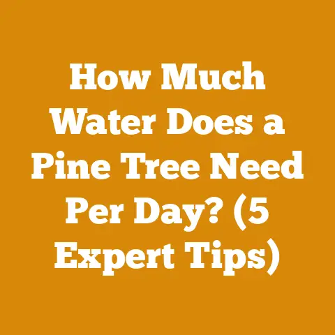 How Much Water Does a Pine Tree Need Per Day? (5 Expert Tips)