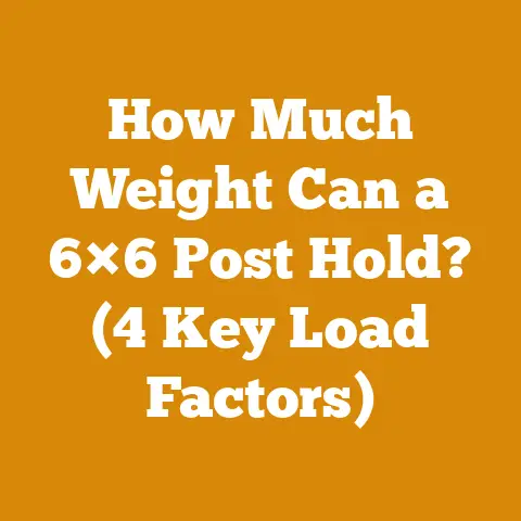 How Much Weight Can a 6×6 Post Hold? (4 Key Load Factors)