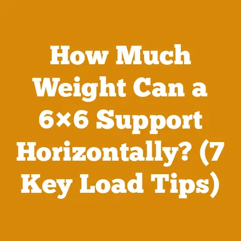 How Much Weight Can a 6×6 Support Horizontally? (7 Key Load Tips)