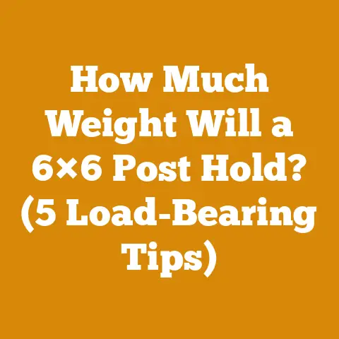How Much Weight Will a 6×6 Post Hold? (5 Load-Bearing Tips)