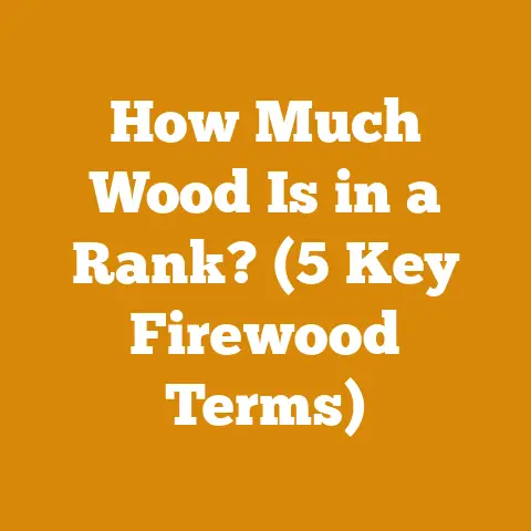 How Much Wood Is in a Rank? (5 Key Firewood Terms)