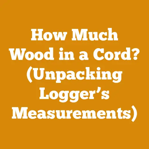 How Much Wood in a Cord? (Unpacking Logger’s Measurements)