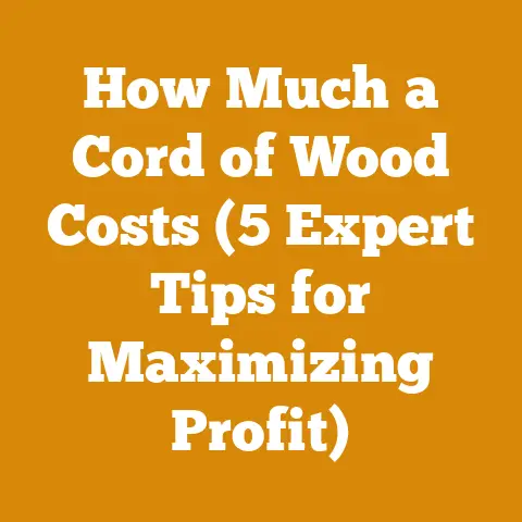 How Much a Cord of Wood Costs (5 Expert Tips for Maximizing Profit)