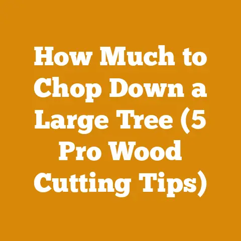 How Much to Chop Down a Large Tree (5 Pro Wood Cutting Tips)