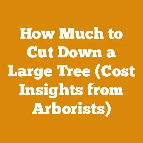 How Much to Cut Down a Large Tree (Cost Insights from Arborists)