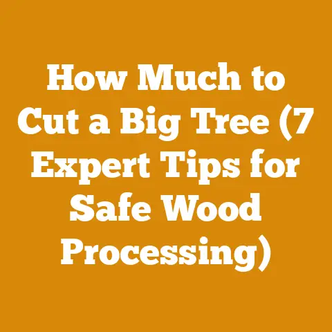 How Much to Cut a Big Tree (7 Expert Tips for Safe Wood Processing)