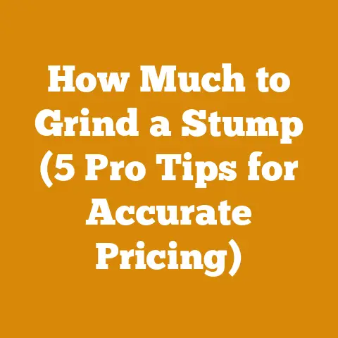How Much to Grind a Stump (5 Pro Tips for Accurate Pricing)