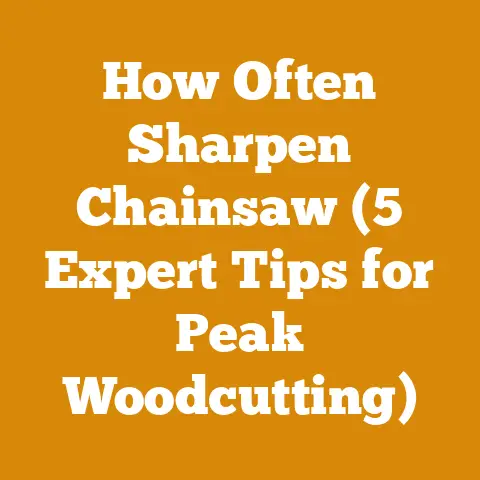 How Often Sharpen Chainsaw (5 Expert Tips for Peak Woodcutting)