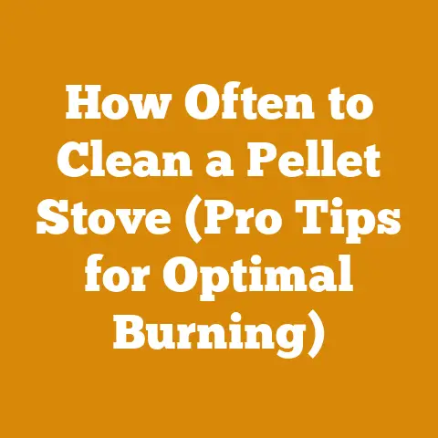 How Often to Clean a Pellet Stove (Pro Tips for Optimal Burning)