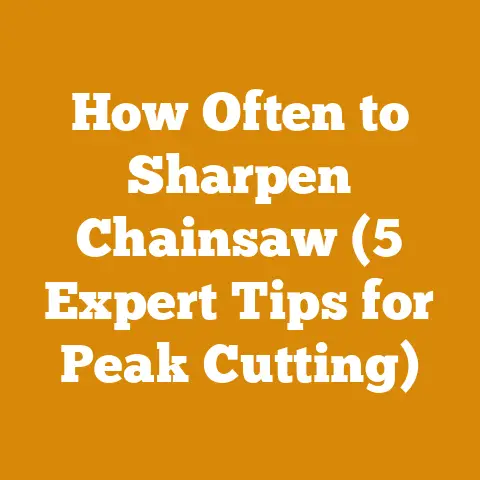 How Often to Sharpen Chainsaw (5 Expert Tips for Peak Cutting)