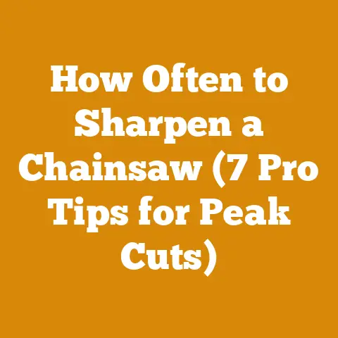 How Often to Sharpen a Chainsaw (7 Pro Tips for Peak Cuts)