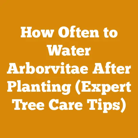 How Often to Water Arborvitae After Planting (Expert Tree Care Tips)