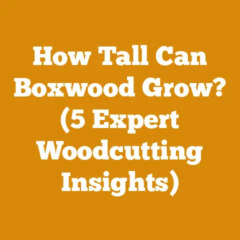 How Tall Can Boxwood Grow? (5 Expert Woodcutting Insights)