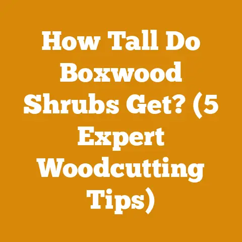 How Tall Do Boxwood Shrubs Get? (5 Expert Woodcutting Tips)