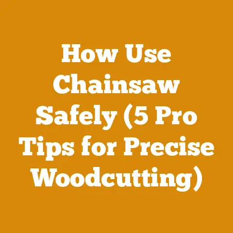 How Use Chainsaw Safely (5 Pro Tips for Precise Woodcutting)