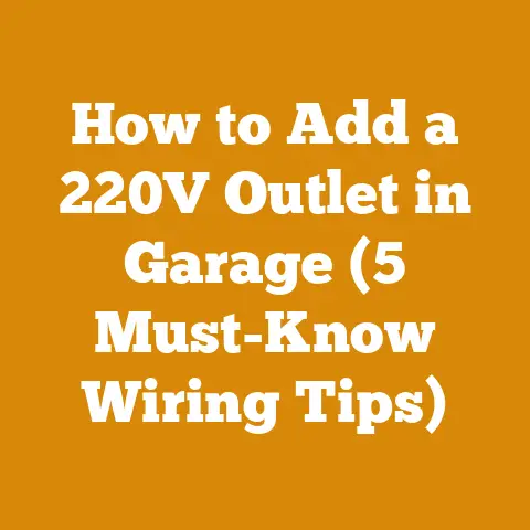How to Add a 220V Outlet in Garage (5 Must-Know Wiring Tips)