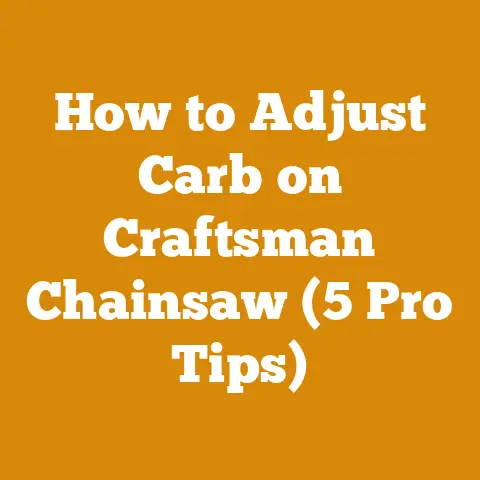How to Adjust Carb on Craftsman Chainsaw (5 Pro Tips)