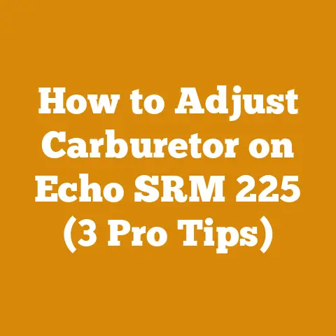How to Adjust Carburetor on Echo SRM 225 (3 Pro Tips)