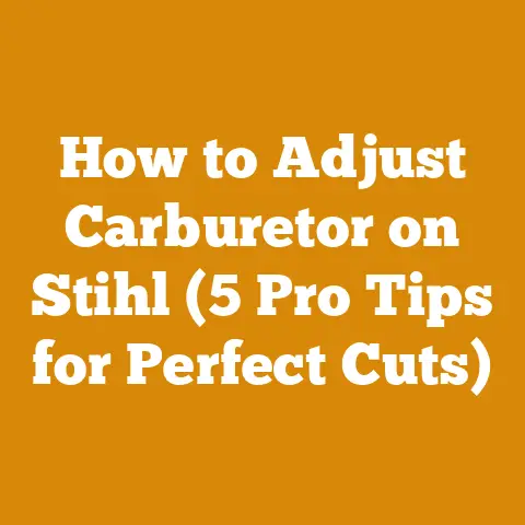 How to Adjust Carburetor on Stihl (5 Pro Tips for Perfect Cuts)