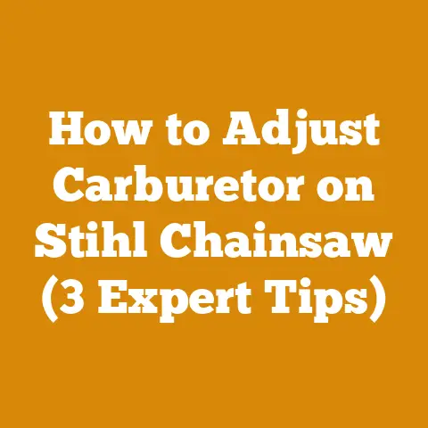 How to Adjust Carburetor on Stihl Chainsaw (3 Expert Tips)