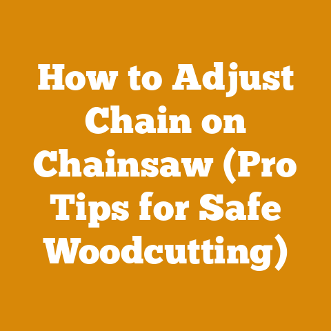 How to Adjust Chain on Chainsaw (Pro Tips for Safe Woodcutting)