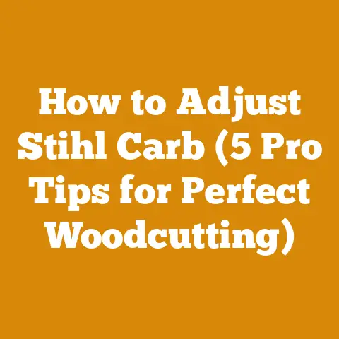 How to Adjust Stihl Carb (5 Pro Tips for Perfect Woodcutting)