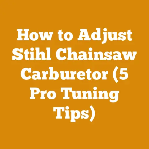 How to Adjust Stihl Chainsaw Carburetor (5 Pro Tuning Tips)