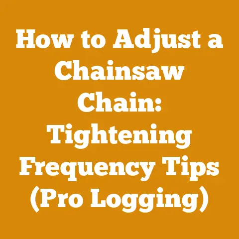 How to Adjust a Chainsaw Chain: Tightening Frequency Tips (Pro Logging)