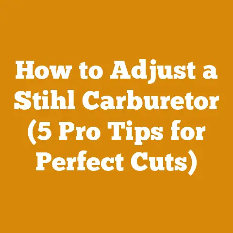How to Adjust a Stihl Carburetor (5 Pro Tips for Perfect Cuts)