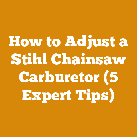 How to Adjust a Stihl Chainsaw Carburetor (5 Expert Tips)