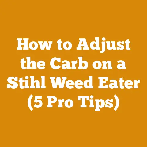 How to Adjust the Carb on a Stihl Weed Eater (5 Pro Tips)