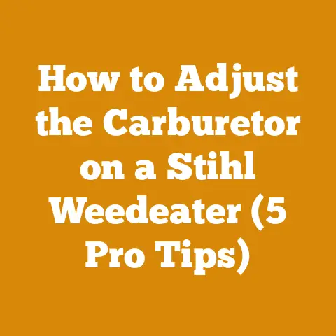 How to Adjust the Carburetor on a Stihl Weedeater (5 Pro Tips)